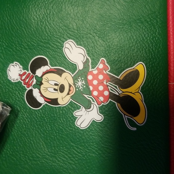 Loungefly 3 BOWS Scented NWT Hard Tag Backpack Minnie Mouse Christmas main image 9